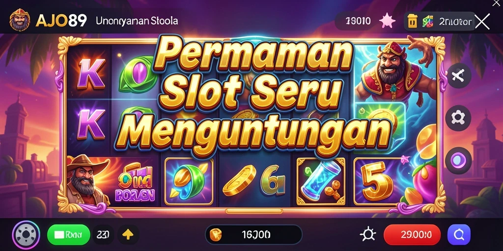 Screenshot AJO89 menampilkan aksi seru permainan Slot yang memikat.
