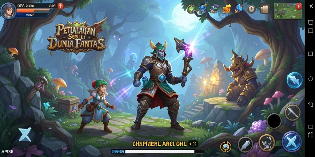 Gameplay seru dalam API36 menampilkan petualangan yang menegangkan.