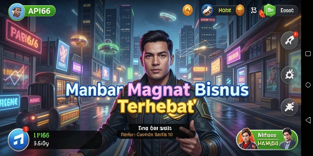Screenshot utama API66 menampilkan gameplay Tycoon yang menarik.