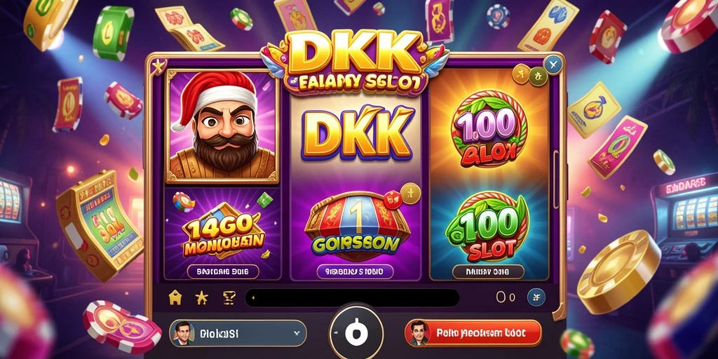 Tampilan gameplay menarik dari DKK yang memukau pemain Slot.