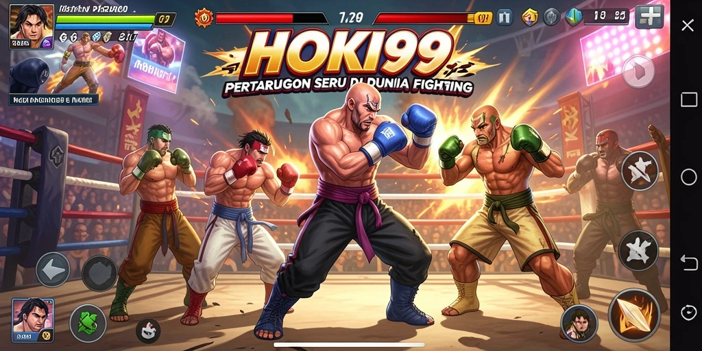 Gameplay Fighting HOKI99 yang intens dan mendebarkan.