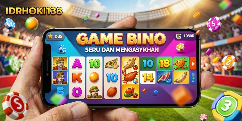 Screenshot utama IDRHOKI138 menampilkan suasana permainan Bingo yang seru.
