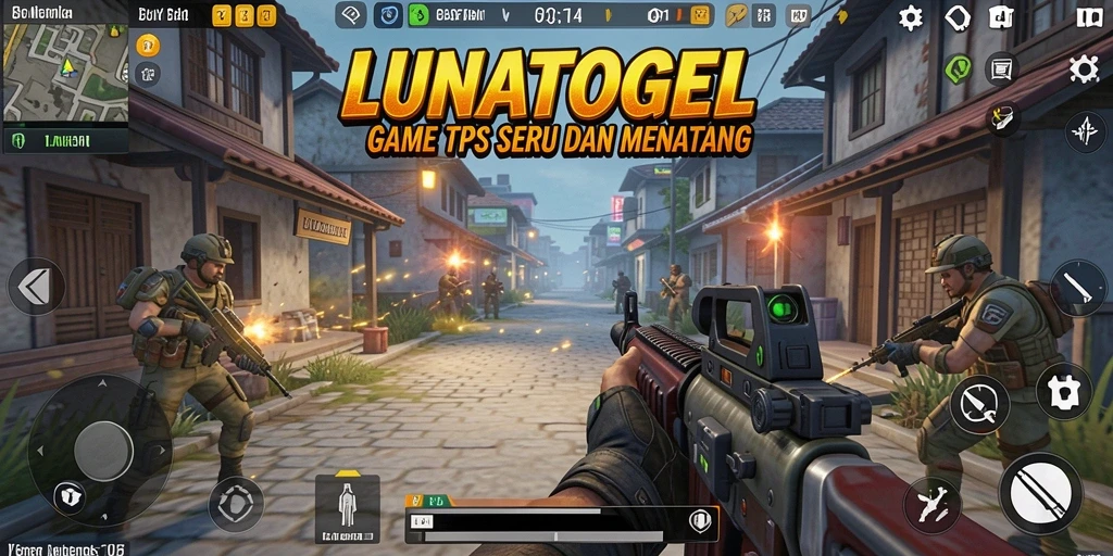 Tampilan gameplay seru di LUNATOGEL yang mendebarkan.