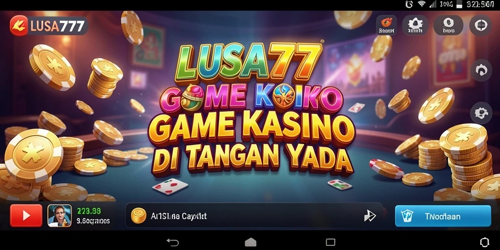 Tampilan gameplay Kasino yang memukau di LUSA777.