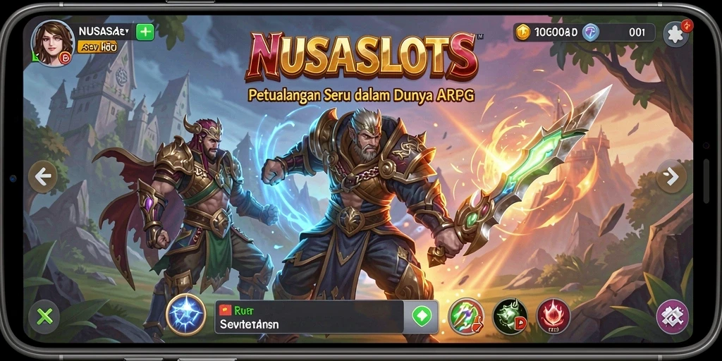 Gameplay seru NUSASLOTS dalam dunia ARPG yang menawan.