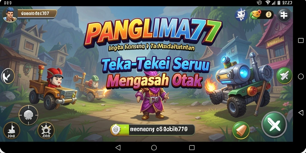 Tampilan gameplay seru dari PANGLIMA77 yang menantang.