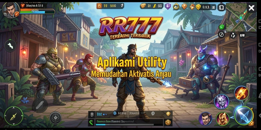 Tampilan utama aplikasi RR777 yang memudahkan pengguna dalam mengelola utility.
