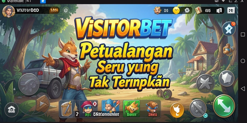 Screenshot gameplay VISITORBET yang menampilkan aksi seru dalam petualangan.